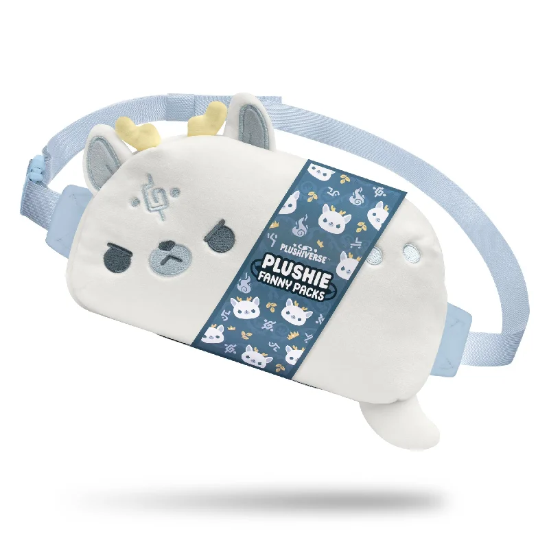 Soft and squishy plush crittersPlushiverse White Stag Fanny Pack