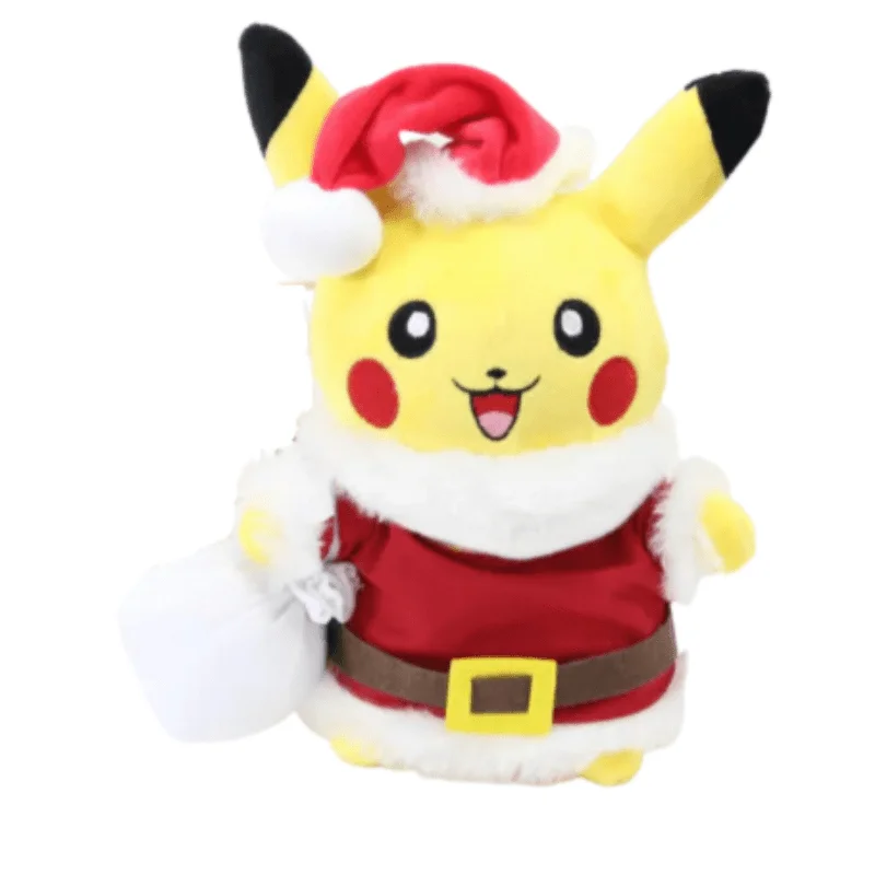 Delightful and enchanting plush friendsPokémon 10" Seasonal Plush (Holiday) Pikachu with Santa outfit Delightful and enchanting plush friendsPokémon 10" Seasonal Plush (Holiday) Pikachu with Santa outfit
