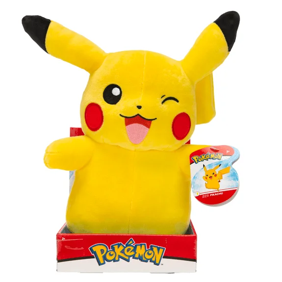 Soft and cuddly stuffed animalsPokemon 12" Plush: Pikachu