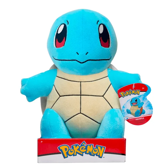 Playful and cheerful stuffed creaturesPokemon 12" Plush: Squirtle