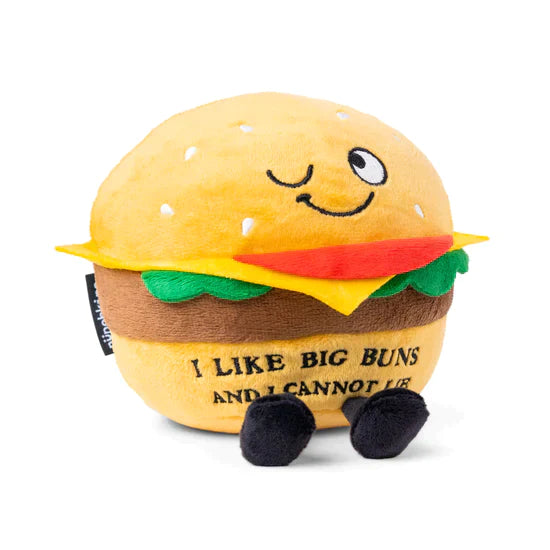 Delightful and enchanting plush friends“I Like Big Buns I Cannot Lie” Plush Hamburger Delightful and enchanting plush friends“I Like Big Buns I Cannot Lie” Plush Hamburger
