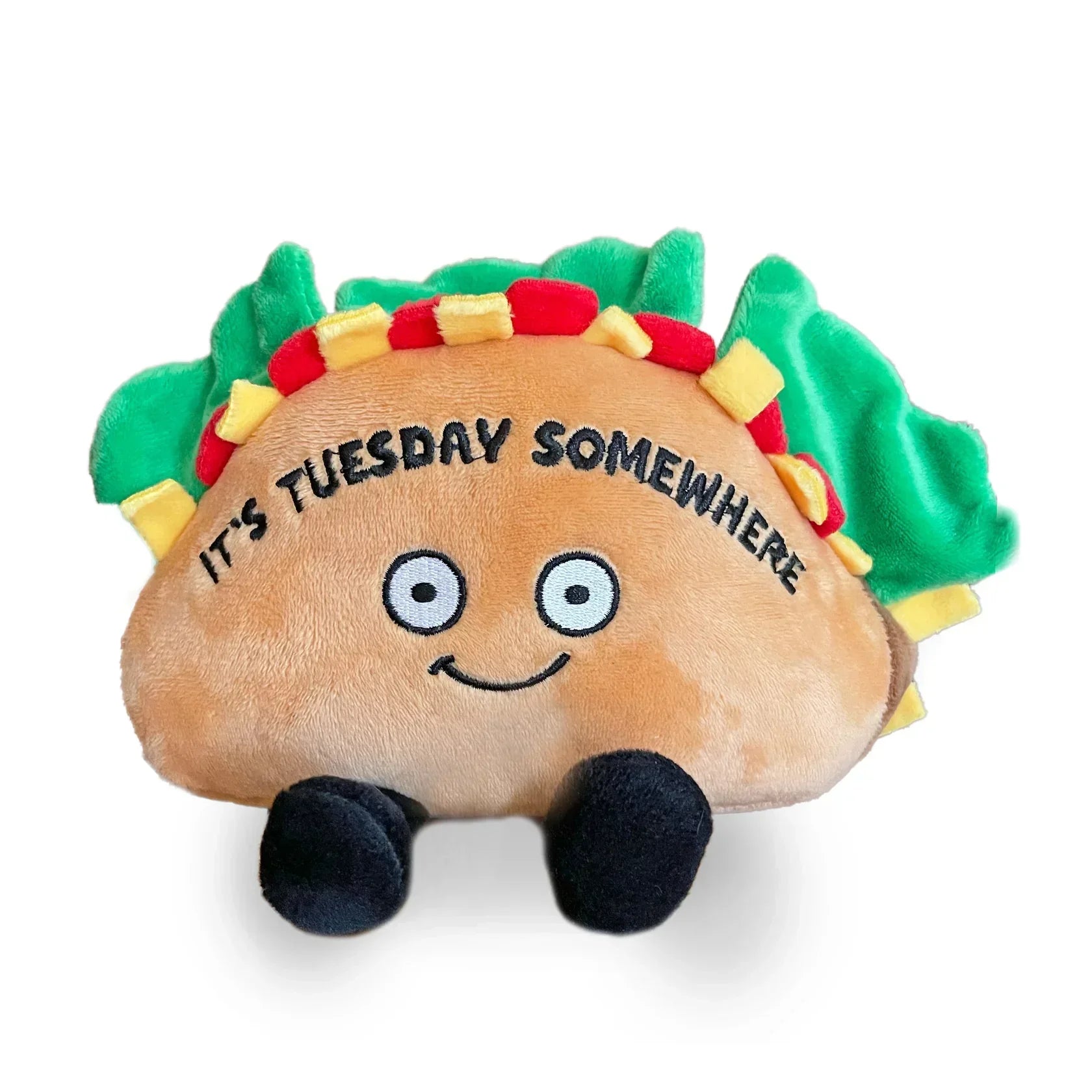 Fluffy and warm toy companions"It's Tuesday Somewhere" Plush Taco