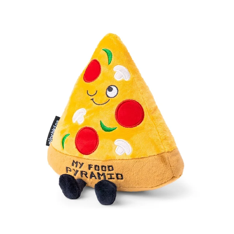Cuddly and comforting plush characters“My Food Pyramid” Plush Pizza