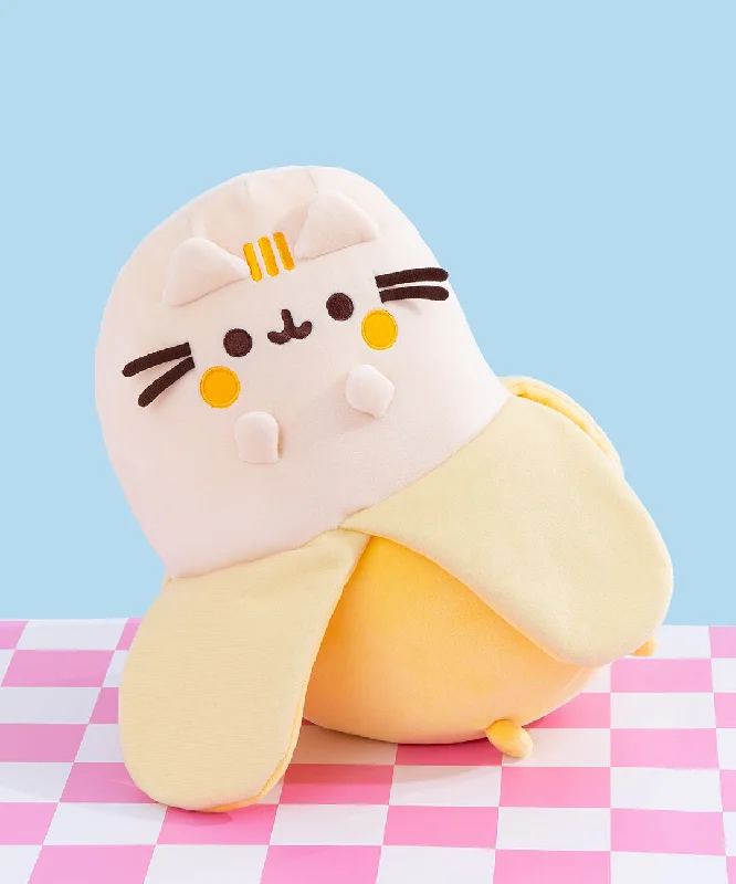 Soft and cuddly stuffed animalsPusheen Fruits Scented Banana Squisheen Plush