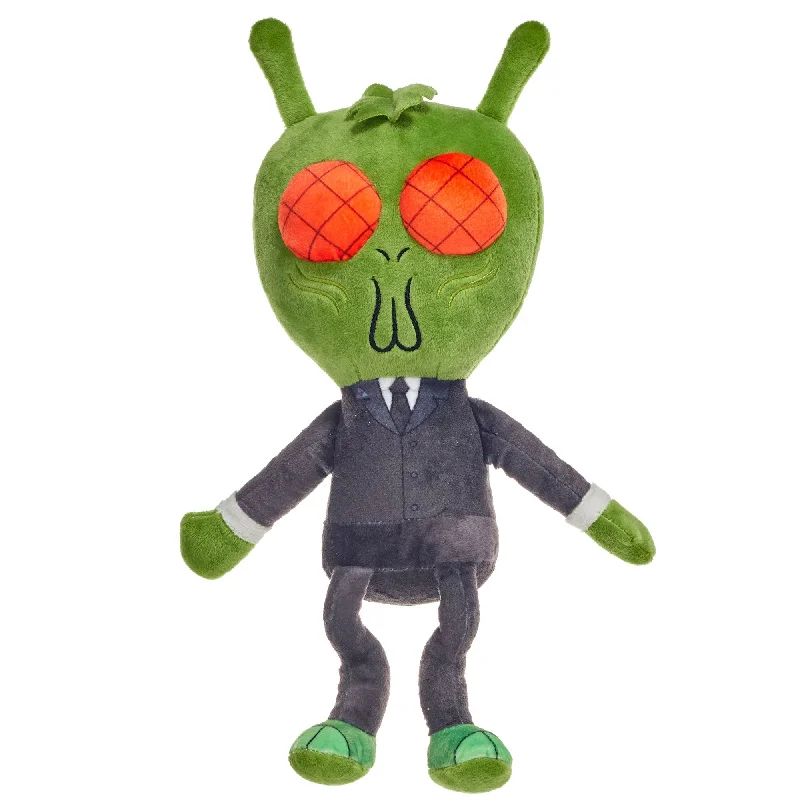 Colorful and vibrant plush creationsRick and Morty Cornvelious Daniel 10" Plush Toy