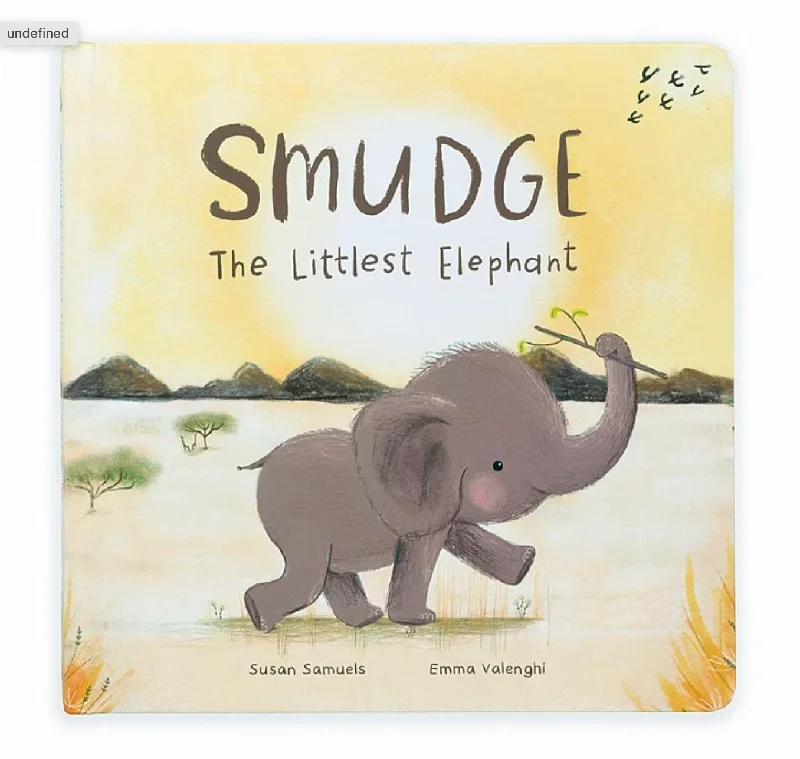 Cozy and gentle Jellycat attention to detailSmudge The Littlest Elephant Book By Jellycat