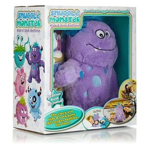 Whimsical and imaginative stuffed toysSnuggle Monster: Hide & Seek Bedtime - Purple