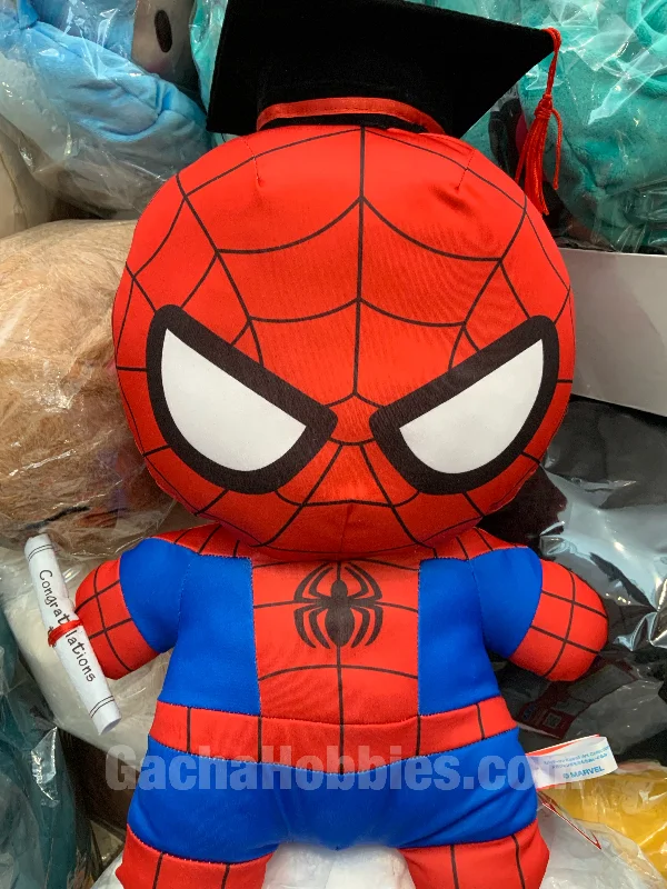 Soft and cuddly stuffed animalsSpider Man Graduation Plush