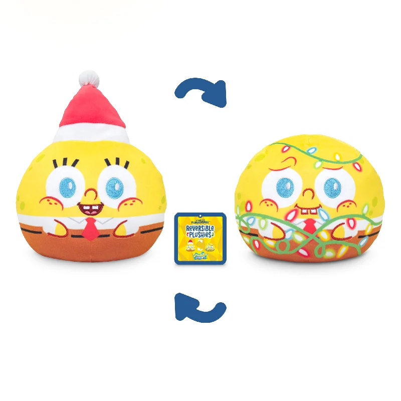 Friendly and approachable plush friendsSpongeBob Holiday 6" Reversible Plushie