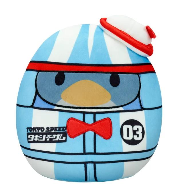 Cheerful and happy stuffed figuresSquishmallow Sanrio Tuxedo Sam Tokyo Racer 8" Stuffed Plush by Kelly Toy Cheerful and happy stuffed figuresSquishmallow Sanrio Tuxedo Sam Tokyo Racer 8" Stuffed Plush by Kelly Toy