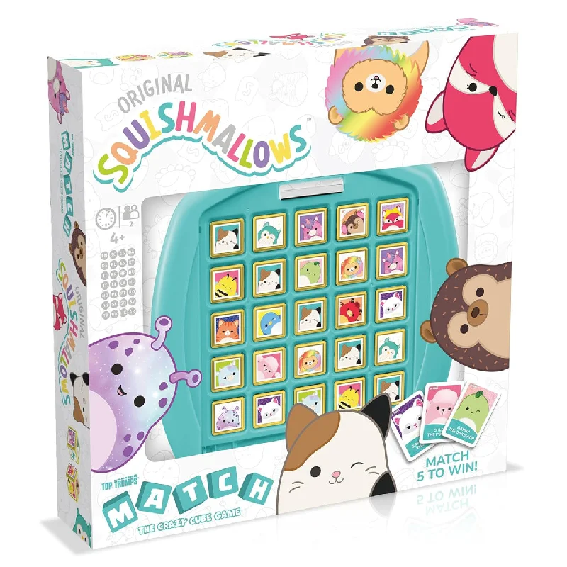 Colorful and vibrant plush creationsSquishmallows Top Trumps Match