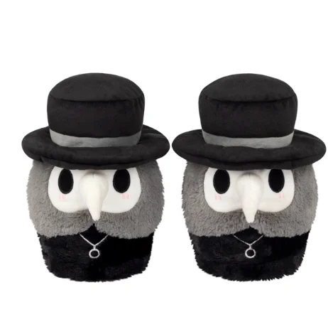 Sweet and innocent stuffed animalsPlague Doctor Slipper- Adult XS/S