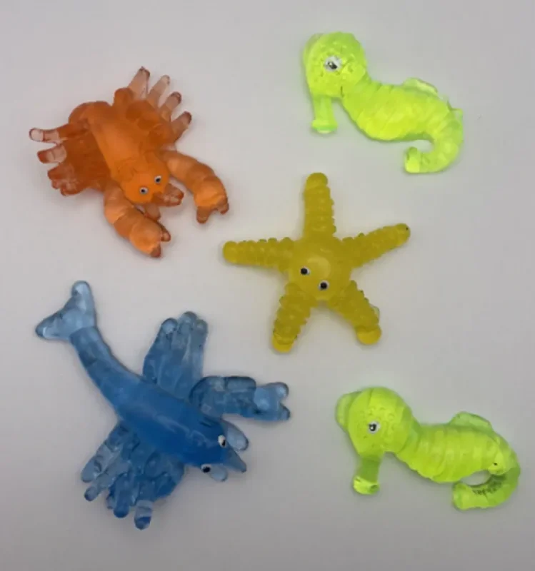 Adorable and charming plush figuresSuper Sealife Stickies 2" Capsules ($.43/EA DELIVERED)