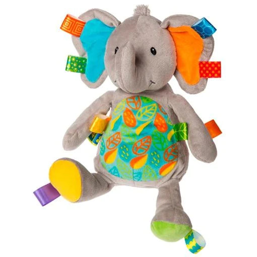 Friendly and approachable plush friendsMary Meyer Taggies Little Leaf Elephant Soft Toy