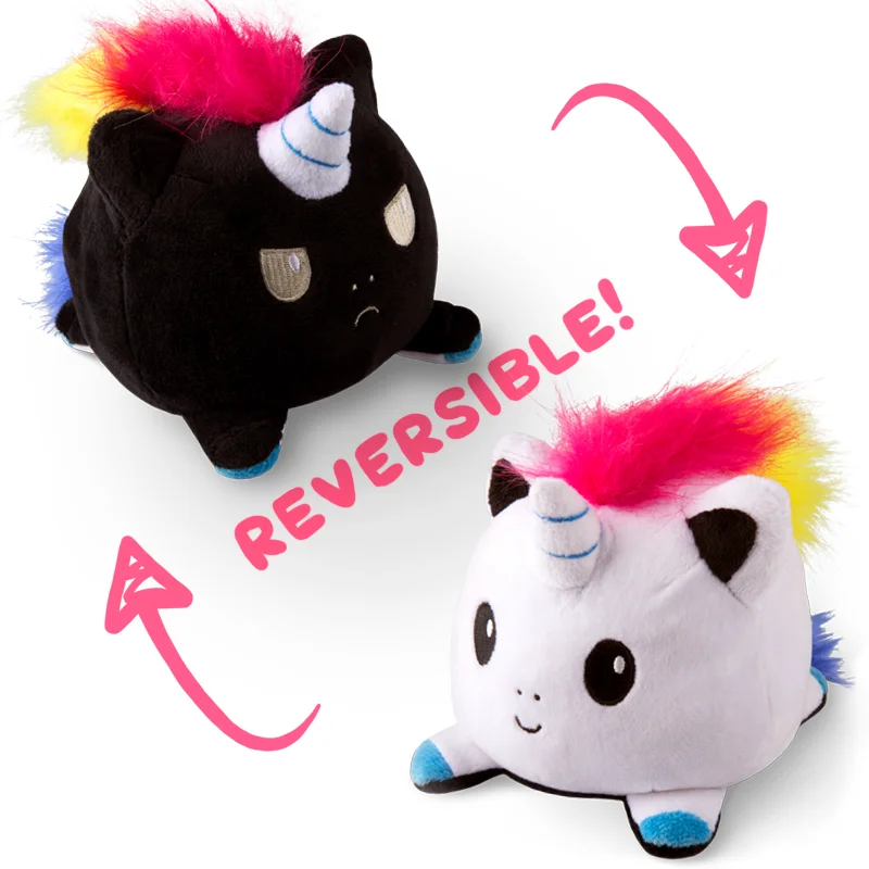 Whimsical and imaginative stuffed toysTeeTurtle Reversible Unicorn Plushie (Rainbow Mane) Whimsical and imaginative stuffed toysTeeTurtle Reversible Unicorn Plushie (Rainbow Mane)