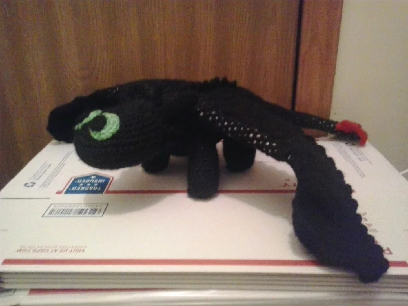 Adorable and charming plush figuresToothless How to Train Your Dragon Amigurumi Plush Adorable and charming plush figuresToothless How to Train Your Dragon Amigurumi Plush