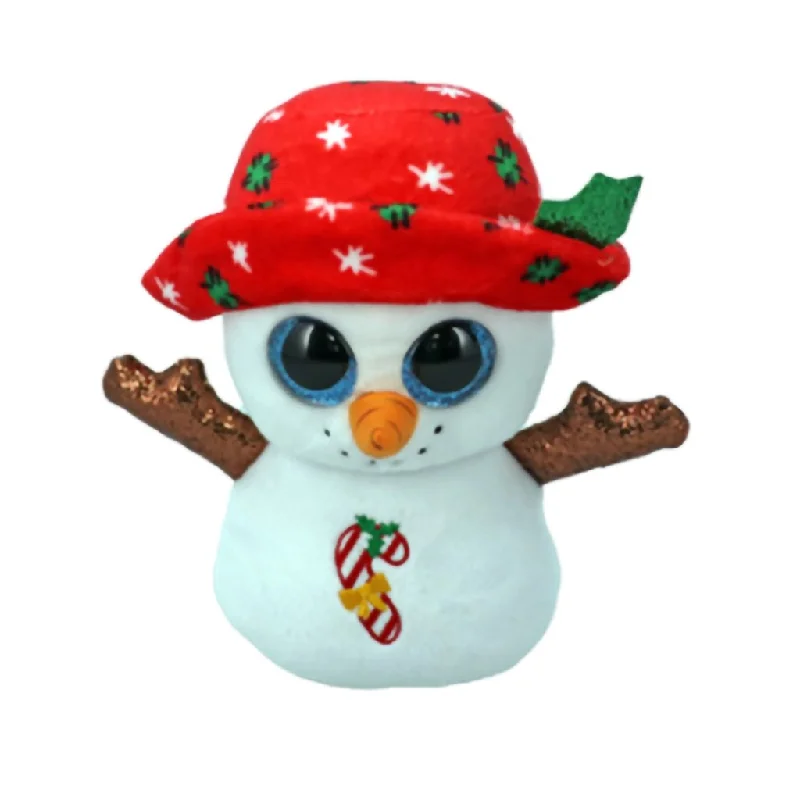 Soft and cuddly stuffed animalsTy : Beanie Boos - Brrrnie - The Snowman