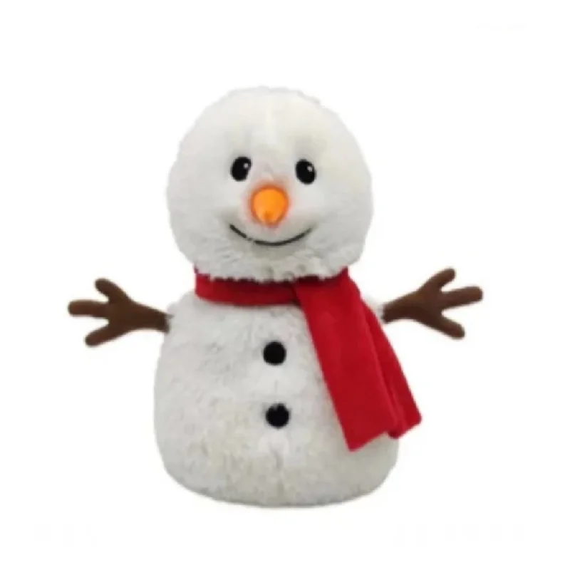Colorful and vibrant plush creationsWarmies : Red Scarf Snowman Plush Heat Therapy