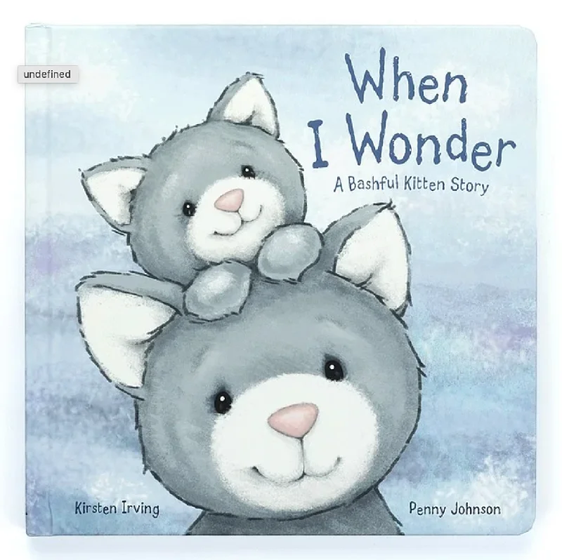 Adorable and plush Jellycat emotional support friendsWhen I Wonder Book By Jellycat