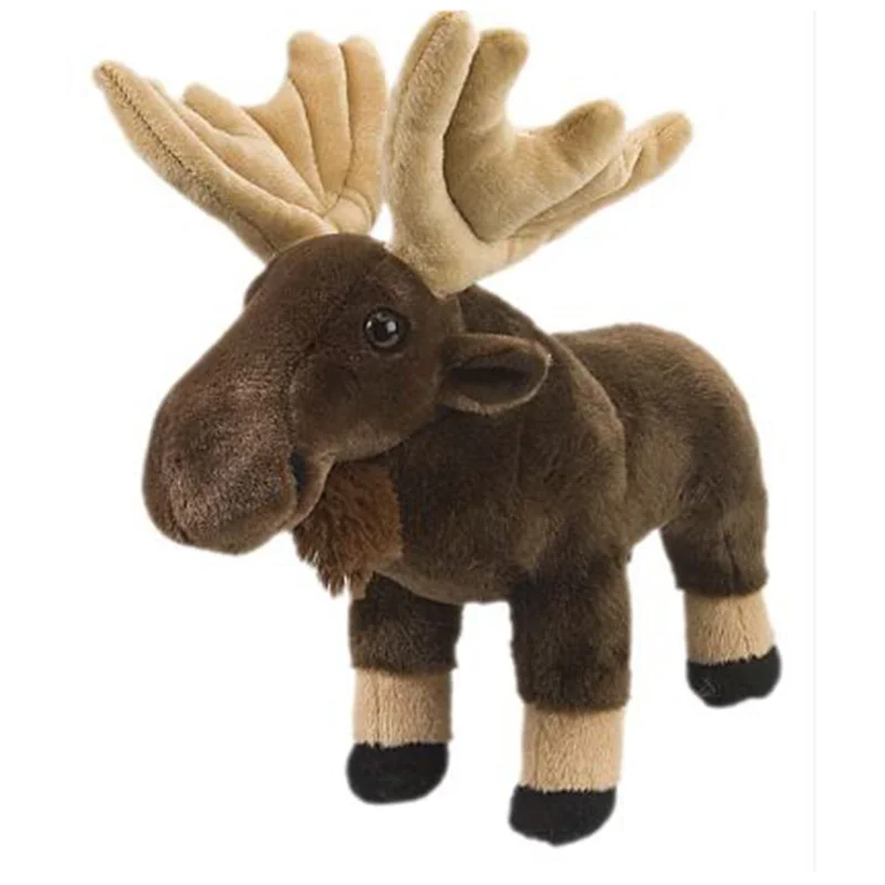 Colorful and vibrant plush creationsWild Republic Cuddlekins Moose Standing 11 Inch Plush Figure Colorful and vibrant plush creationsWild Republic Cuddlekins Moose Standing 11 Inch Plush Figure
