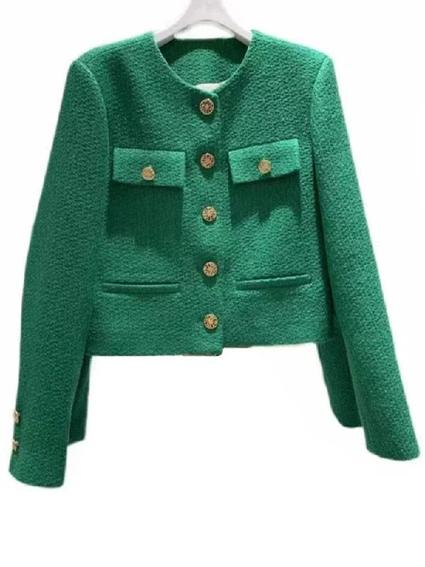 Limited-time discounts on clothing you’ll love   Woolen Tweed Jacket Women