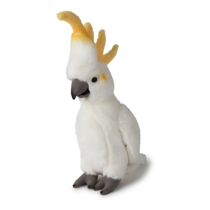Soft and cuddly stuffed animalsWWF Cockatoo yellow Plushie - 24 cm