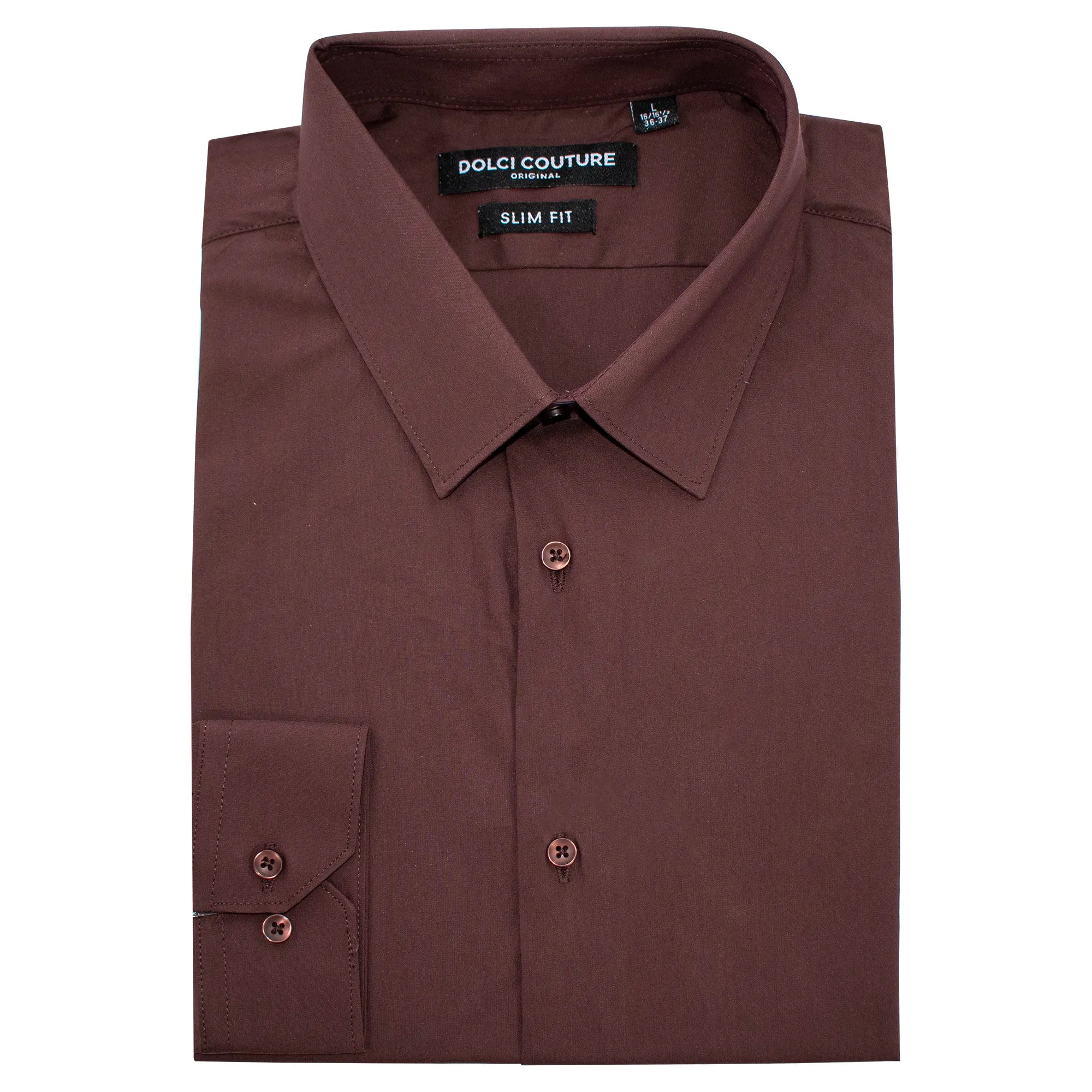 Shop clothing for less – Amazing savings on your favorite styles.  Brown Stretch Slim-Fit Dress Shirt