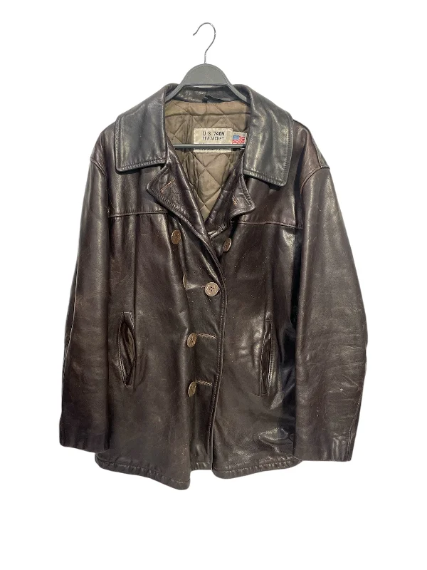 Shop our exclusive men’s fashion deals – limited time only!  Schott/Leather Jkt/46/Leather/BRW/US740 PEA JACKET