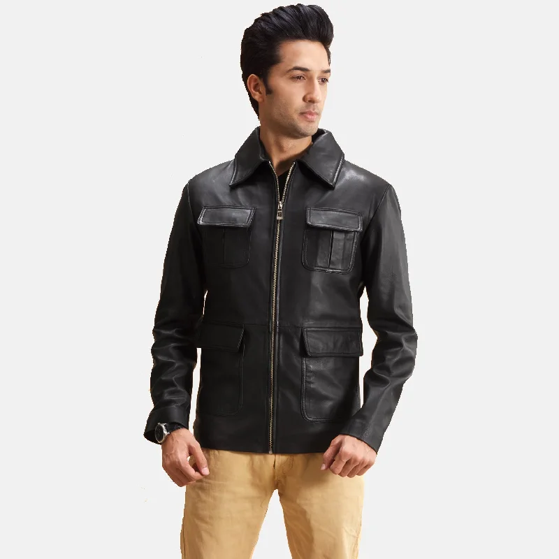 Time to shop! Men’s clothing deals you can’t resist.  Raven Black Leather Jacket