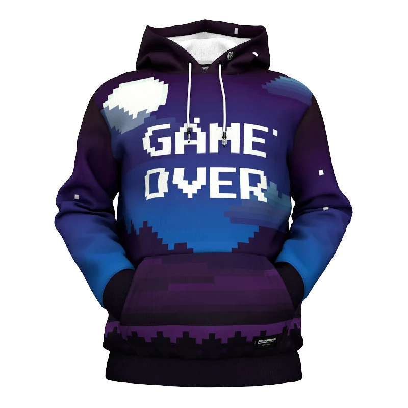 Seasonal clearance – Save on all clothing essentials this weekend.  Pixel Game Over Hoodie