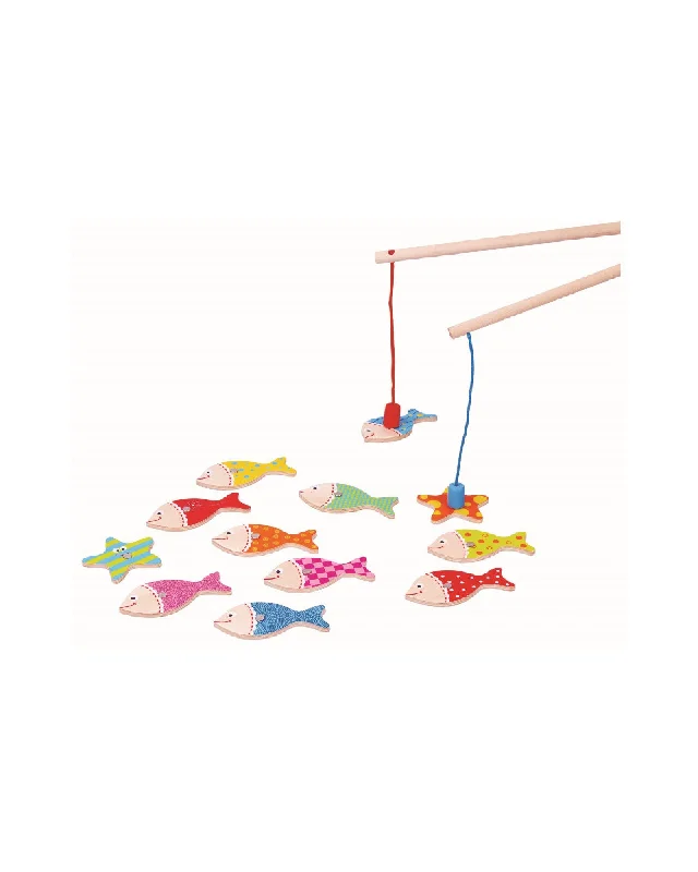 enchanting wooden toys that spark imagination                   Bello Lets Go Fish Game