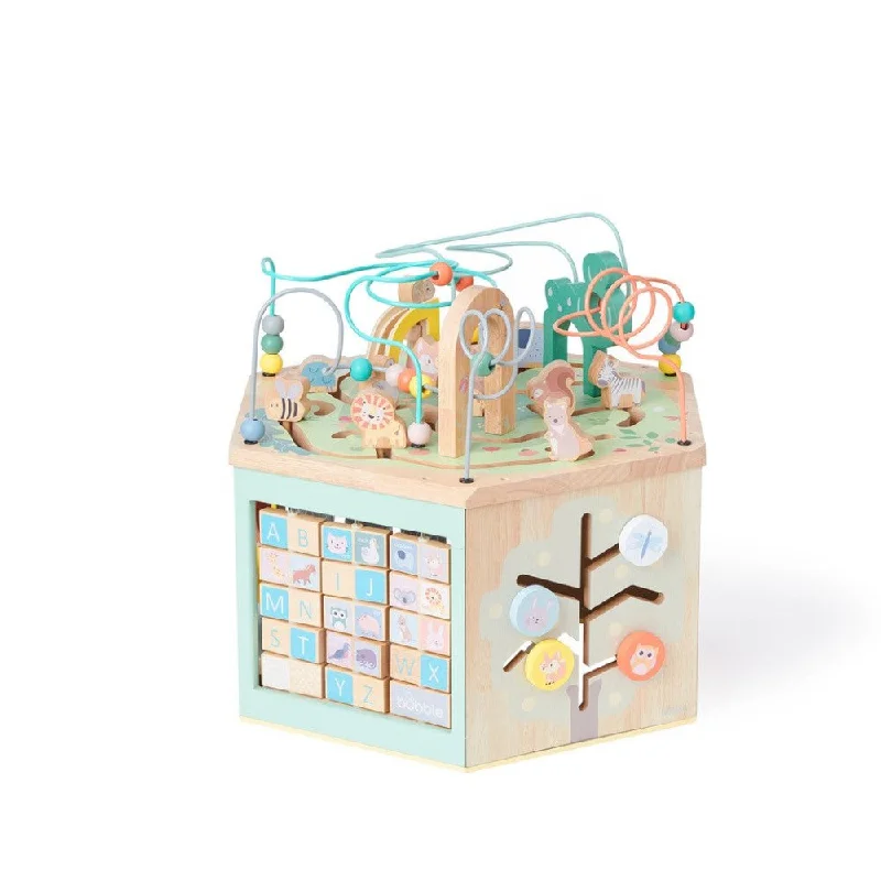 eco-conscious wooden toys that promote sustainability Bubble 7 in 1 Large Wooden Activity Centre eco-conscious wooden toys that promote sustainability Bubble 7 in 1 Large Wooden Activity Centre