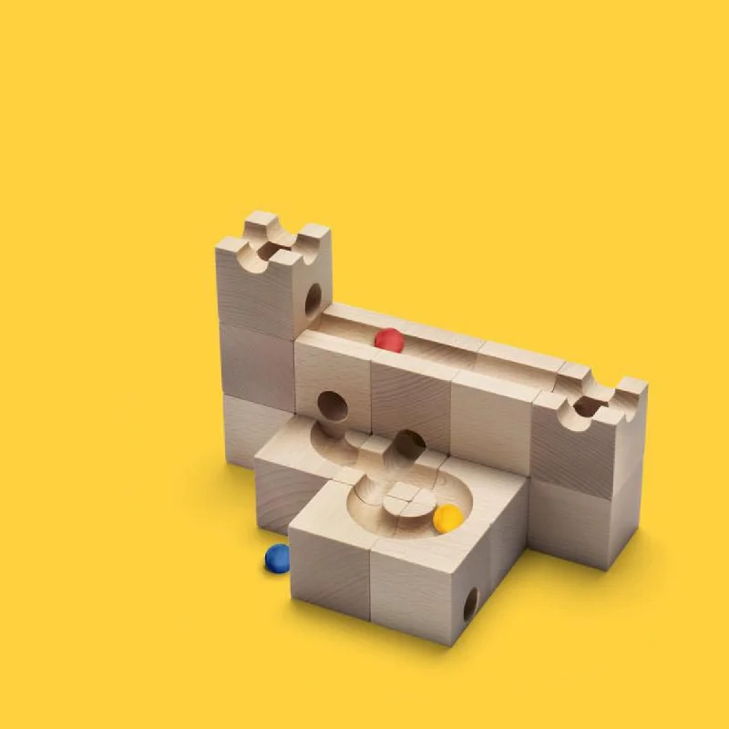 sturdy and long-lasting wooden toys for active play Cuboro standard 16 small starter set sturdy and long-lasting wooden toys for active play Cuboro standard 16 small starter set