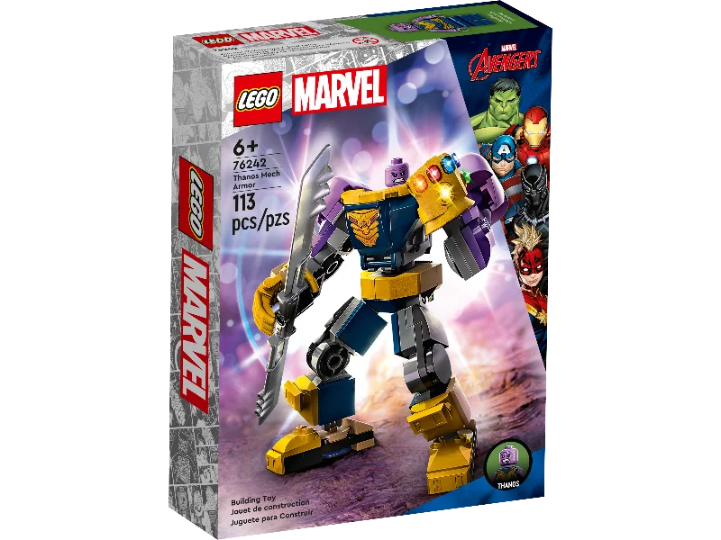 Stress-relieving LEGO buildingLEGO® Marvel Thanos Mech Armor 76242