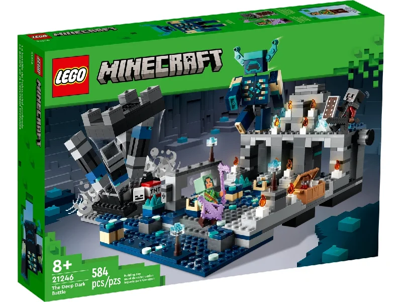 Captivating and enchanting LEGO worldsLEGO® Minecraft™ The Deep Dark Battle 21246