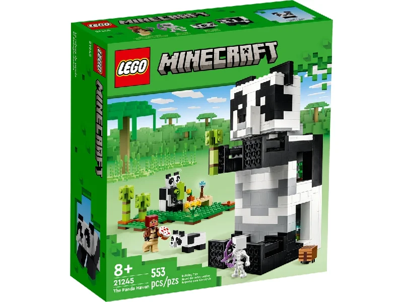 Reflecting popular cultures LEGO themesLEGO® Minecraft™ The Panda Haven 21245
