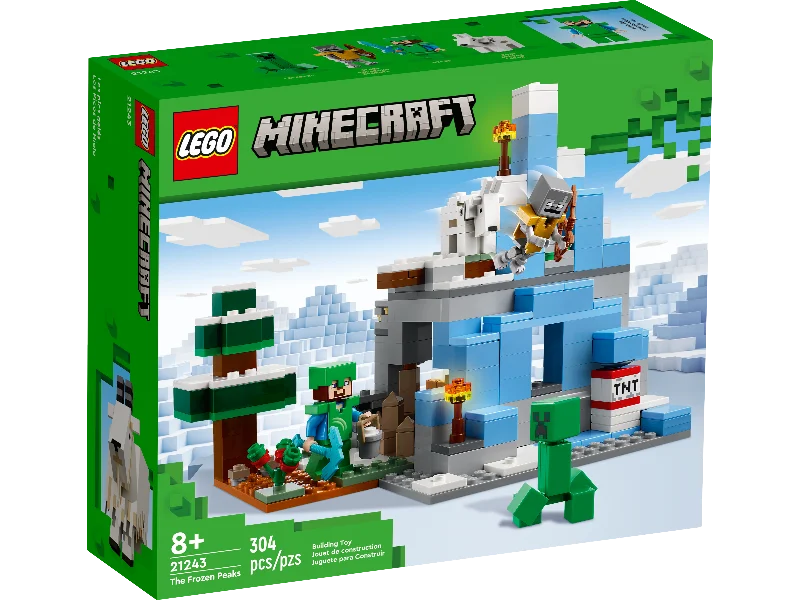 Adorable and charming LEGO charactersLEGO® Minecraft™ The Frozen Peaks 21243