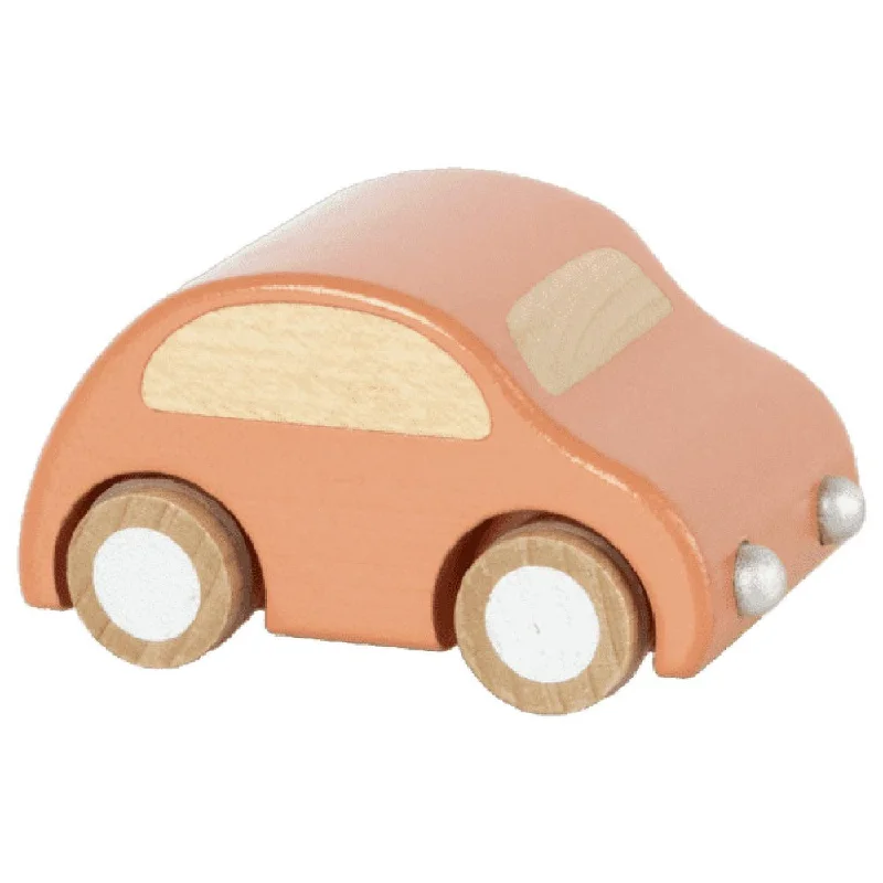 beautiful and detailed wooden toys that inspire creativity                   Maileg coral wooden car