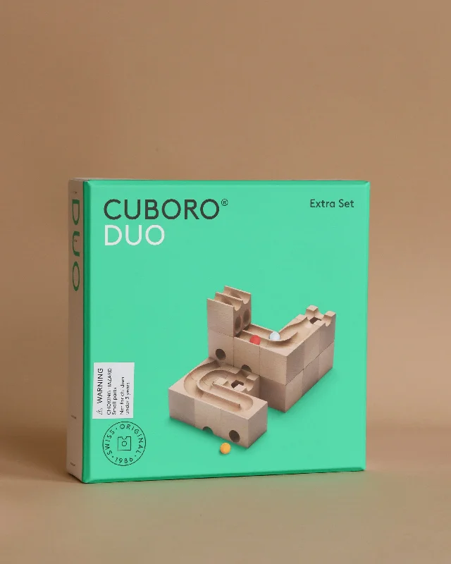 delightful wooden toys for children                   Cuboro DUO Marble Run Extra Set