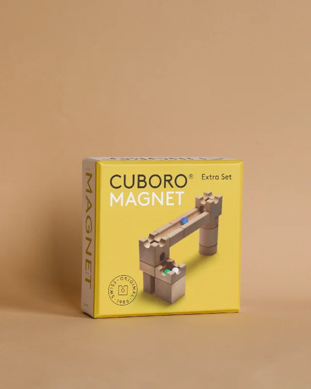 traditional wooden toys                   Cuboro Magnet Marble Run Extra Set