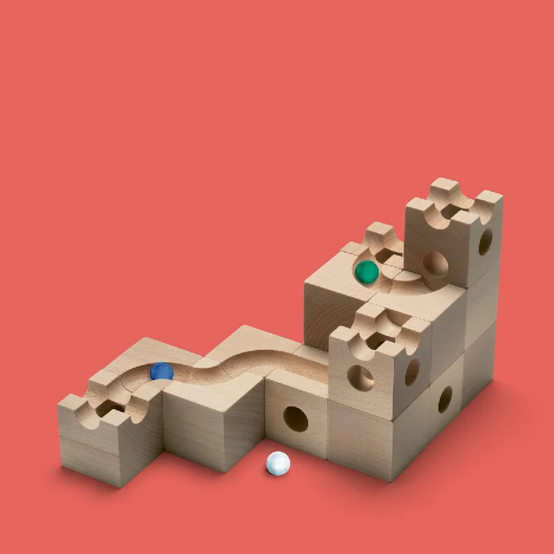 intricately carved wooden toys Cuboro tunnel - extra set for surprising tunnel system intricately carved wooden toys Cuboro tunnel - extra set for surprising tunnel system