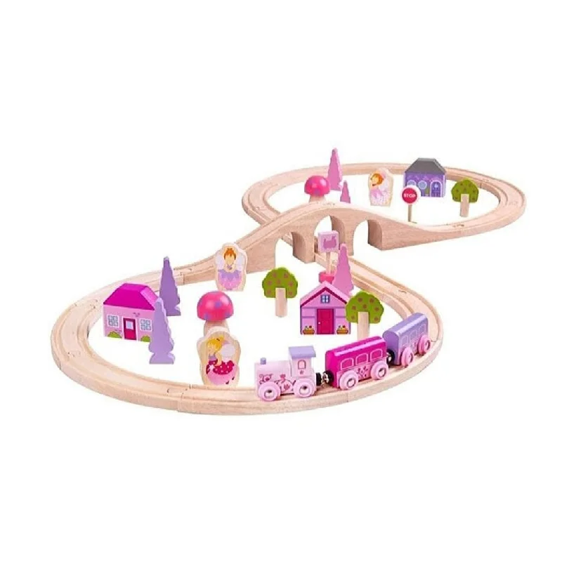 engaging and educational wooden toys                  Fairy Figure of Eight Train Set
