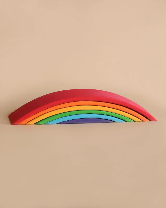 safe wooden toys for babies              Grimm's Rainbow Bridge