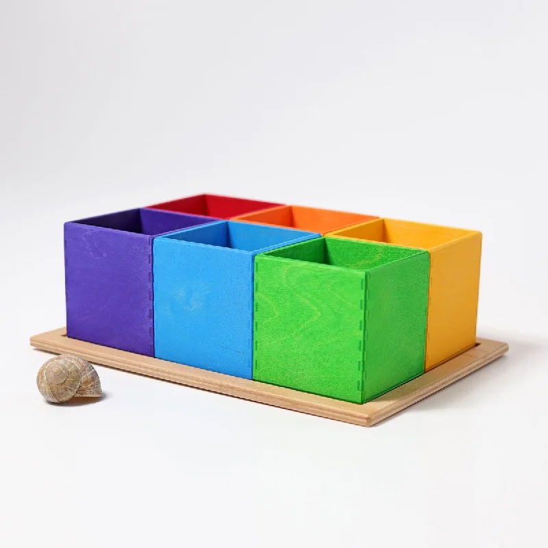 enchanting wooden toys that create lasting memories Grimm's small sorting helper multi-coloured 6 pcs enchanting wooden toys that create lasting memories Grimm's small sorting helper multi-coloured 6 pcs