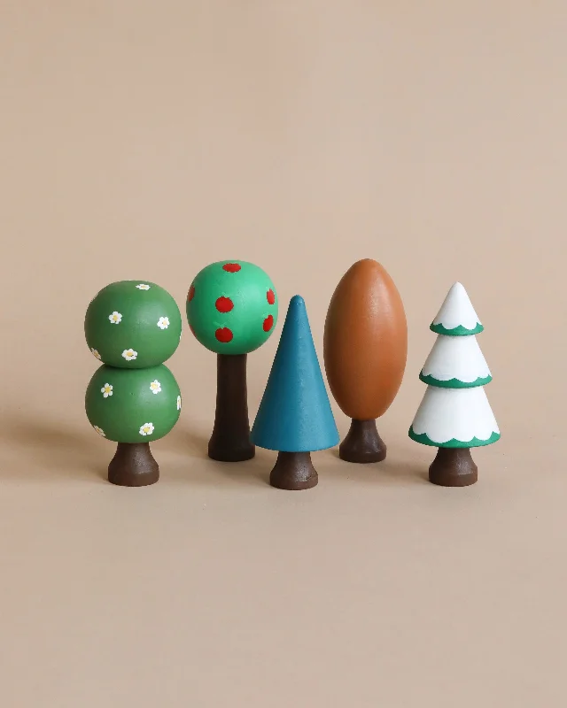 vibrant and colorful wooden toys for toddlers                   Handmade Wooden Trees