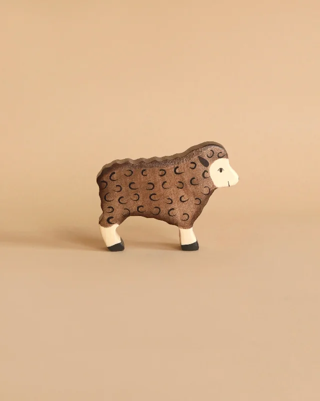 enchanting wooden toys that spark imagination                   Holztiger Brown Sheep, Standing