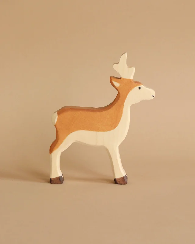 safe and non-toxic wooden toys for babies                   Holztiger Roe Buck