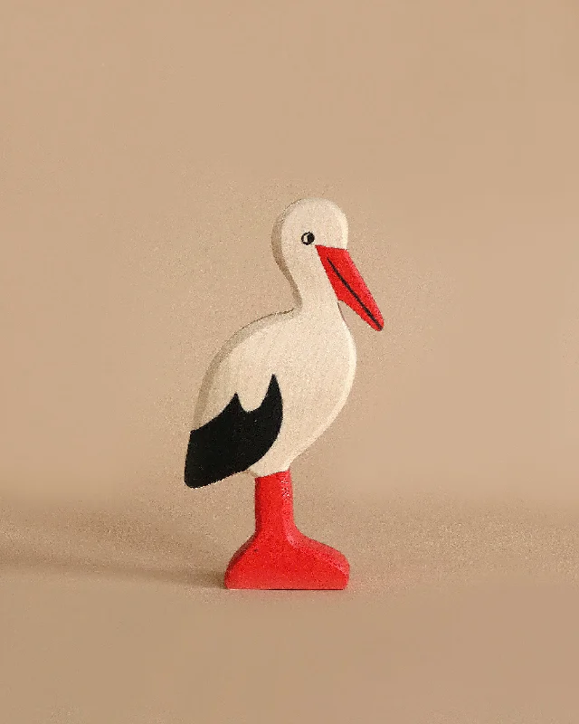 eco-conscious and sustainable wooden toys for children                   Holztiger Stork