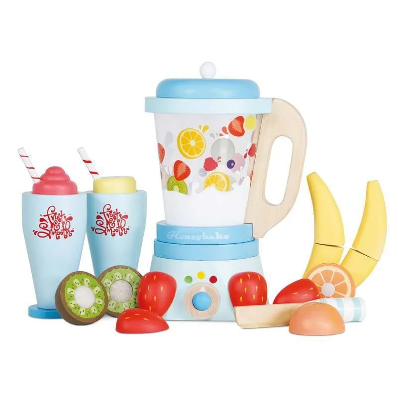 safe wooden toys for babies              Honeybake Blender Set 'Fruit & Smooth