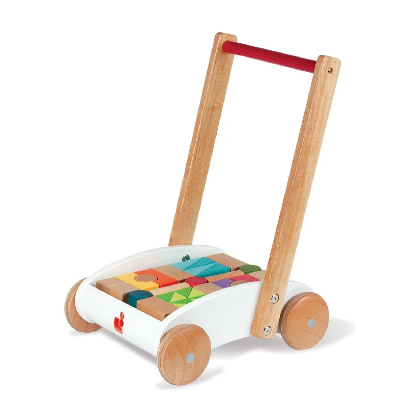 enchanting wooden toys for toddlers                   Janod I Wood Mini Buggy Baby Walker